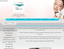 Tablet Screenshot of detente-beaute21.com